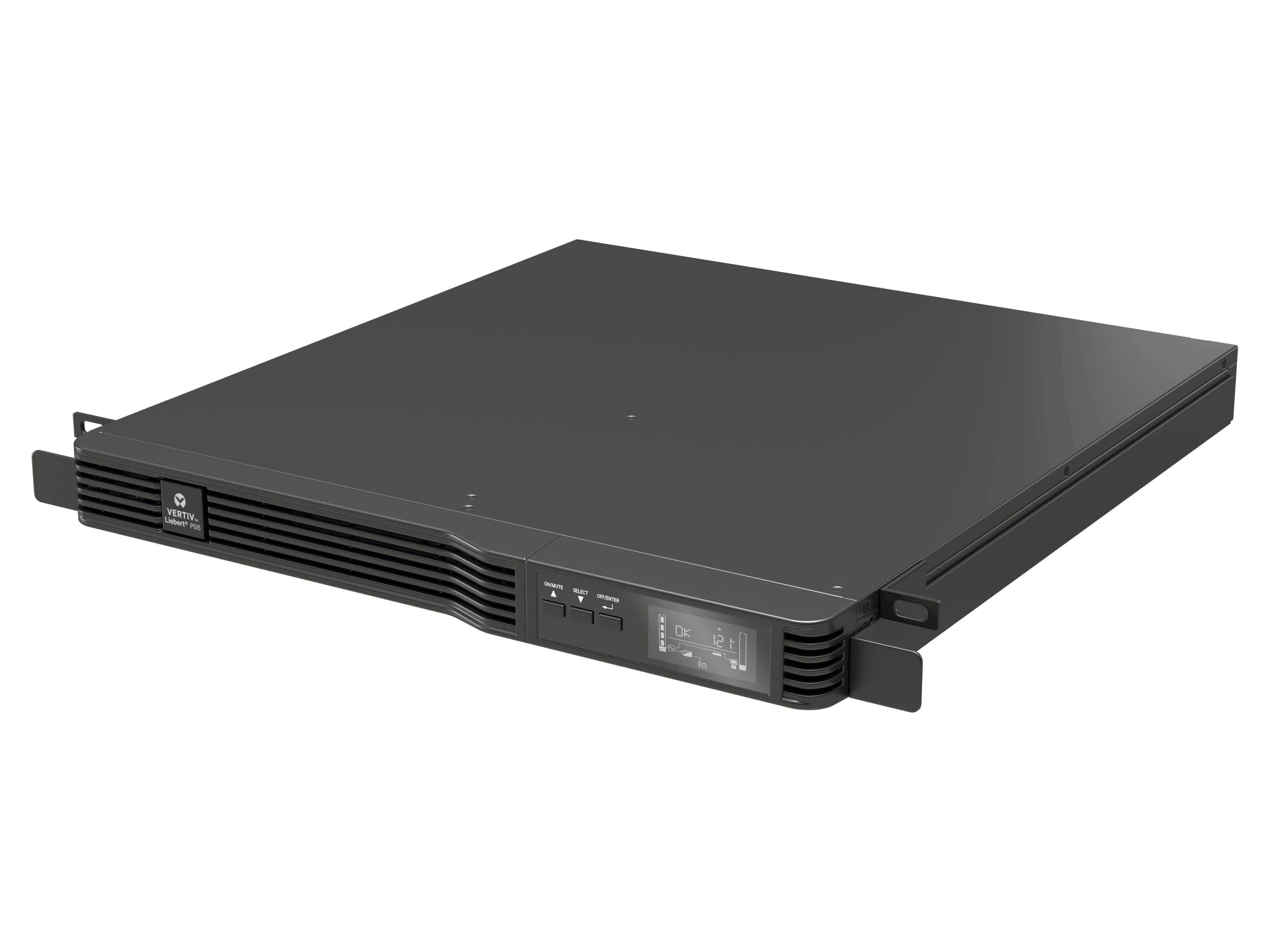 ITS Vertiv Liebert PSI5 UPS, 1000-1500VA 1U Line Interactive AVR Rack Mount